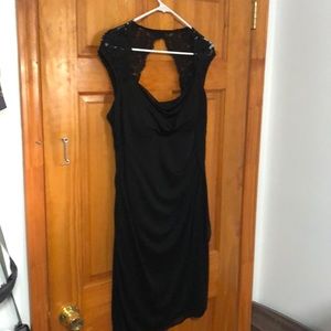 Black bridesmaid dress